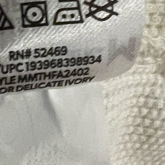 Cream Textured Button - Picture 3 of 6